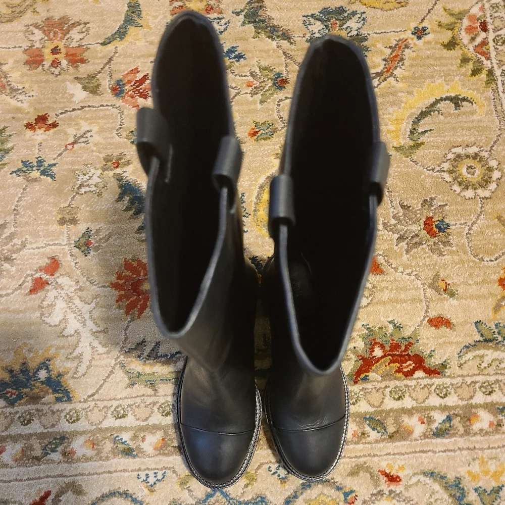 CULT GAIA Hana Block Heel Leather Boots